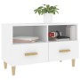 Weißer TV-Schrank aus Sperrholz, 80 x 36 x 50 cm von vidaXL, TV-Möbel - Ref: Foro24-812582, Preis: 63,23 €, Rabatt: %