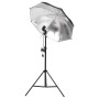 Photography studio kit with lighting set, backdrop, and reflector by vidaXL, Flashes and studio lighting - Ref: Foro24-309473...