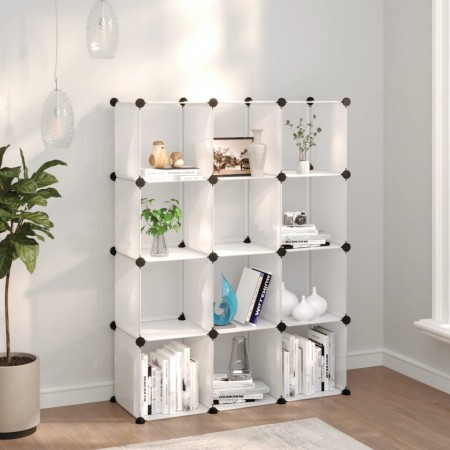 Cube shelving with 12 transparent PP compartments by vidaXL, Shoe racks and shoe organizers - Ref: Foro24-340550, Price: 47,8...