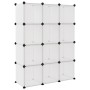 Cube shelving with 12 transparent PP compartments by vidaXL, Shoe racks and shoe organizers - Ref: Foro24-340550, Price: 47,8...