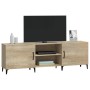 TV stand made of engineered wood in Sonoma oak, 150x30x50 cm. by vidaXL, TV Furniture - Ref: Foro24-812630, Price: 100,64 €, ...