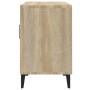 Mueble para TV madera de ingeniería roble Sonoma 150x30x50 cm de vidaXL, Muebles TV - Ref: Foro24-812630, Precio: 100,64 €, D...