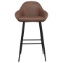 Dark Brown Faux Leather Kitchen Bar Stool by vidaXL, Kitchen stools - Ref: Foro24-338699, Price: 83,04 €, Discount: %