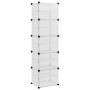 Transparent shoe rack 44x31.5x153.5 cm by vidaXL, Shoe racks and shoe organizers - Ref: Foro24-340562, Price: 43,03 €, Discou...