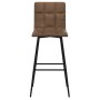 Kitchen stools 2 units dark brown synthetic leather by vidaXL, Kitchen stools - Ref: Foro24-338646, Price: 107,65 €, Discount: %