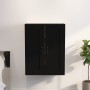 Armario colgante de pared negro 69,5x32,5x90 cm de vidaXL, Aparadores - Ref: Foro24-812304, Precio: 73,37 €, Descuento: %