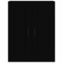 Armario colgante de pared negro 69,5x32,5x90 cm de vidaXL, Aparadores - Ref: Foro24-812304, Precio: 73,37 €, Descuento: %