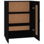 Armario colgante de pared negro 69,5x32,5x90 cm de vidaXL, Aparadores - Ref: Foro24-812304, Precio: 73,37 €, Descuento: %