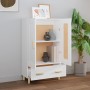 Aparador de madera contrachapada blanco 70x31x115 cm de vidaXL, Aparadores - Ref: Foro24-812564, Precio: 89,32 €, Descuento: %