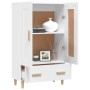 Aparador de madera contrachapada blanco 70x31x115 cm de vidaXL, Aparadores - Ref: Foro24-812564, Precio: 89,32 €, Descuento: %