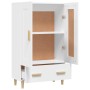 Aparador de madera contrachapada blanco 70x31x115 cm de vidaXL, Aparadores - Ref: Foro24-812564, Precio: 89,32 €, Descuento: %