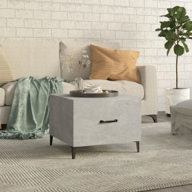 Coffee table with concrete gray metal legs 50x50x40 cm by vidaXL, Coffee table - Ref: Foro24-812734, Price: 36,59 €, Discount: %