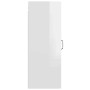 Armario de pared colgante blanco brillante 34,5x34x90 cm de vidaXL, Aparadores - Ref: Foro24-812462, Precio: 54,63 €, Descuen...