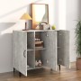 Concrete gray engineered wood sideboard 90x34x80 cm by vidaXL, Sideboards - Ref: Foro24-812505, Price: 93,62 €, Discount: %