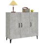 Concrete gray engineered wood sideboard 90x34x80 cm by vidaXL, Sideboards - Ref: Foro24-812505, Price: 93,62 €, Discount: %