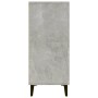 Concrete gray engineered wood sideboard 90x34x80 cm by vidaXL, Sideboards - Ref: Foro24-812505, Price: 93,62 €, Discount: %