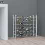 White metal wine rack for 36 bottles by vidaXL, Wine racks - Ref: Foro24-340910, Price: 84,99 €, Discount: %