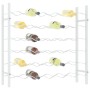 White metal wine rack for 36 bottles by vidaXL, Wine racks - Ref: Foro24-340910, Price: 84,99 €, Discount: %