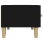 Black plywood TV cabinet 150x34.5x30 cm by vidaXL, TV Furniture - Ref: Foro24-812637, Price: 93,99 €, Discount: %