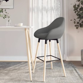 Dark gray fabric kitchen stool by vidaXL, Kitchen stools - Ref: Foro24-338703, Price: 65,33 €, Discount: %