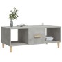 Mesa de centro madera contrachapada gris hormigón 102x50x40 cm de vidaXL, Mesas de centro - Ref: Foro24-812694, Precio: 51,99...