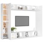 Juego de mueble para TV de 8 piezas aglomerado blanco de vidaXL, Muebles TV - Ref: Foro24-3078670, Precio: 456,74 €, Descuent...