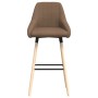 Kitchen bar stools 2 units taupe gray fabric by vidaXL, Kitchen stools - Ref: Foro24-338749, Price: 132,45 €, Discount: %