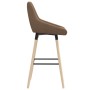 Kitchen bar stools 2 units taupe gray fabric by vidaXL, Kitchen stools - Ref: Foro24-338749, Price: 132,45 €, Discount: %