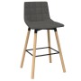 Kitchen bar stool light gray fabric by vidaXL, Kitchen stools - Ref: Foro24-338620, Price: 73,97 €, Discount: %