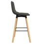 Kitchen bar stool light gray fabric by vidaXL, Kitchen stools - Ref: Foro24-338620, Price: 73,97 €, Discount: %