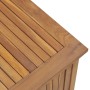 Baúl de jardín madera maciza de teca 114x50x58 cm de vidaXL, Cajas de almacenaje para exteriores - Ref: Foro24-318732, Precio...