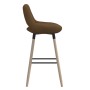 Brown fabric kitchen stool by vidaXL, Kitchen stools - Ref: Foro24-338679, Price: 71,99 €, Discount: %