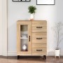 Aparador de madera de ingeniería roble Sonoma 69,5x34x90 cm de vidaXL, Aparadores - Ref: Foro24-812216, Precio: 119,06 €, Des...