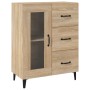 Aparador de madera de ingeniería roble Sonoma 69,5x34x90 cm de vidaXL, Aparadores - Ref: Foro24-812216, Precio: 119,99 €, Des...