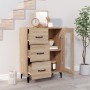 Aparador de madera de ingeniería roble Sonoma 69,5x34x90 cm de vidaXL, Aparadores - Ref: Foro24-812216, Precio: 119,06 €, Des...