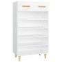 White plywood shoe cabinet 60x35x105 cm by vidaXL, Shoe racks and shoe organizers - Ref: Foro24-812780, Price: 87,37 €, Disco...