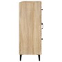 Aparador de madera de ingeniería roble Sonoma 69,5x34x90 cm de vidaXL, Aparadores - Ref: Foro24-812216, Precio: 119,99 €, Des...