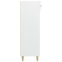 White plywood shoe cabinet 60x35x105 cm by vidaXL, Shoe racks and shoe organizers - Ref: Foro24-812780, Price: 87,37 €, Disco...