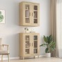 Wall-mounted hanging wardrobe in Sonoma oak, 69.5x34x90 cm by vidaXL, Sideboards - Ref: Foro24-812279, Price: 80,49 €, Discou...