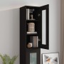 Armario de pared madera de ingeniería negro 34,5x34x90 cm de vidaXL, Aparadores - Ref: Foro24-812448, Precio: 47,99 €, Descue...