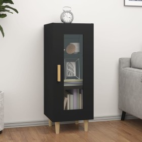 Black plywood sideboard 34.5x34x90 cm by vidaXL, Sideboards - Ref: Foro24-812394, Price: 51,99 €, Discount: %