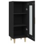 Aparador de madera contrachapada negro 34,5x34x90 cm de vidaXL, Aparadores - Ref: Foro24-812394, Precio: 52,16 €, Descuento: %