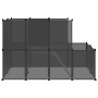 Cage for small animals black PP and steel 142x74x93 cm by vidaXL, Cages and habitats for small animals - Ref: Foro24-340573, ...