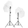 Photo studio kit with light set, background and reflector by vidaXL, Flashes and studio lighting - Ref: Foro24-3094667, Price...