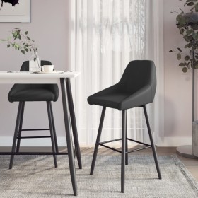 Kitchen bar stools 2 units gray synthetic leather by vidaXL, Kitchen stools - Ref: Foro24-338738, Price: 145,42 €, Discount: %