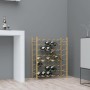 Weinregal aus goldenem Metall für 48 Flaschen von vidaXL, Weinregale - Ref: Foro24-340909, Preis: 94,86 €, Rabatt: %