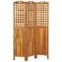 Biombo de 3 paneles de madera maciza de acacia 121,5x2x180 cm de vidaXL, Divisores de ambientes - Ref: Foro24-318547, Precio:...