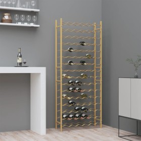 Gold metal wine rack for 96 bottles by vidaXL, Wine racks - Ref: Foro24-340915, Price: 154,00 €, Discount: %