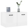 Glossy white plywood wall cabinet 80x35x36.5 cm by vidaXL, Shelves and shelves - Ref: Foro24-812930, Price: 50,07 €, Discount: %