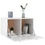 Glossy white plywood wall cabinet 80x35x36.5 cm by vidaXL, Shelves and shelves - Ref: Foro24-812930, Price: 50,07 €, Discount: %